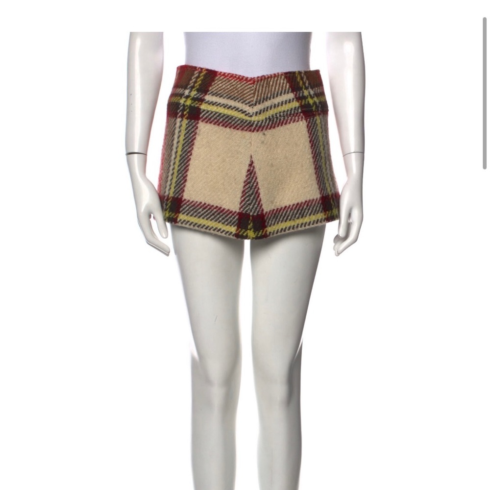 Vintage Burberry Plaid Mini Skirt